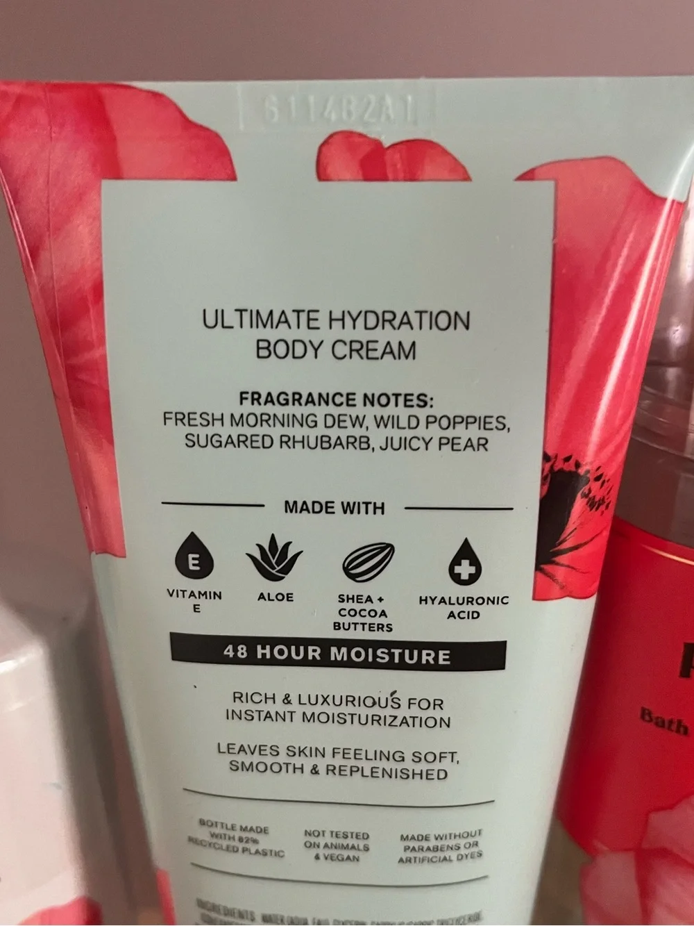 Bath & Body Works Poppy Body Wash, Fragrance Mist & Body Cream Set